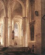 Pieter Jansz Saenredam The Interior of the Buurkerk at Utrecht painting